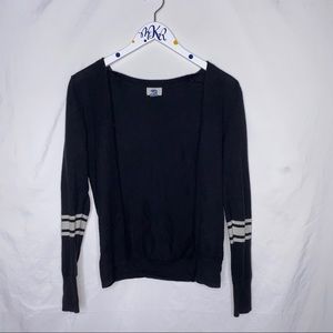 Old Navy Long Sleeve Cardigan Black and White